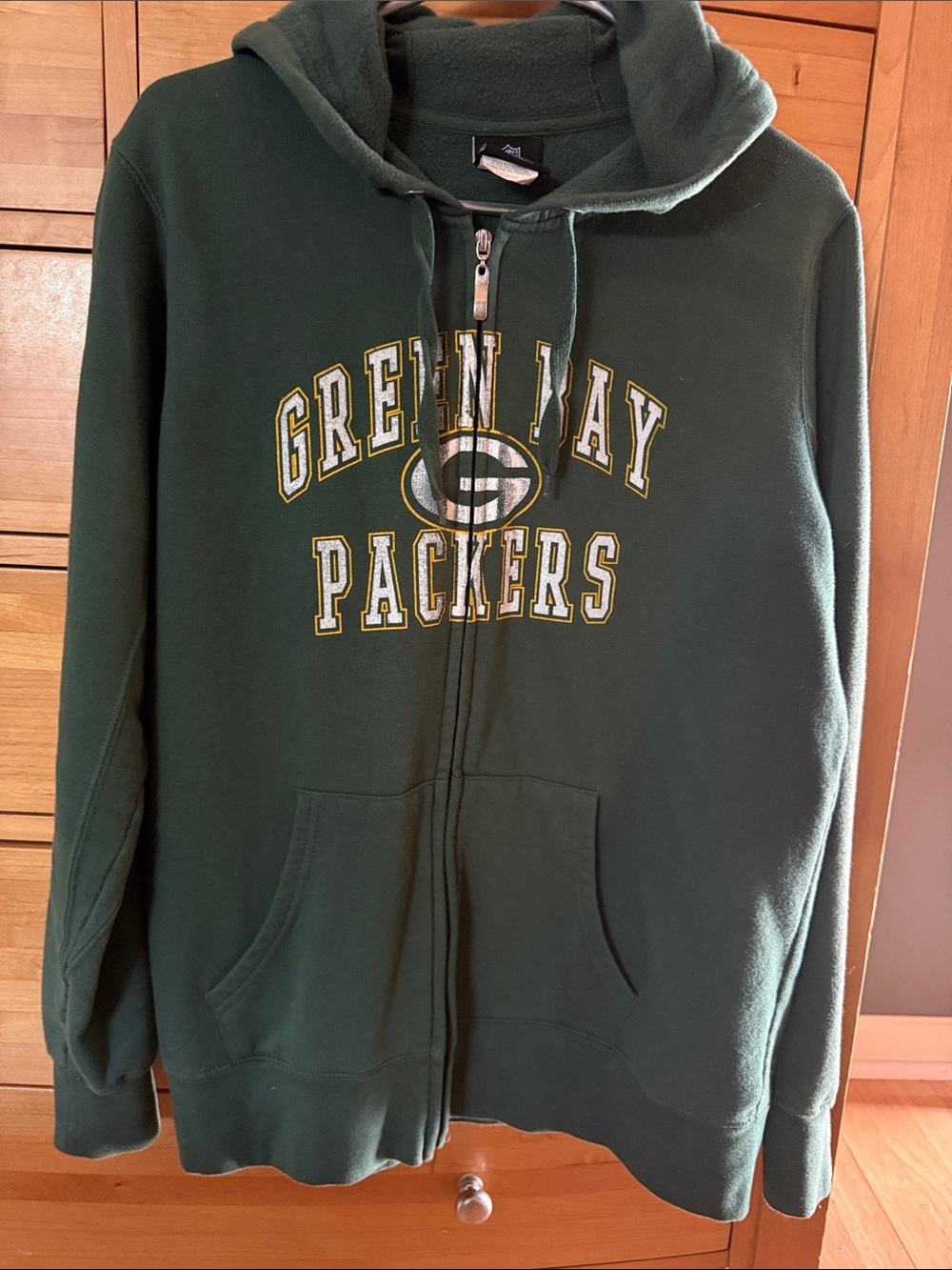 Women’s Green Bay Packers Green Full-Zip Hoodie